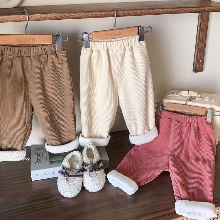 Corduroy Pant Warm - Celana Korduroi Anak Musim Gugur Musim