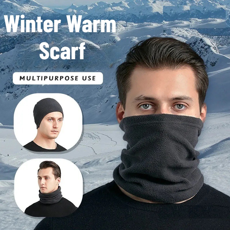 Neck Gaiter Fleece - Penutup Wajah Musim Dingin, Gaiter Leher,