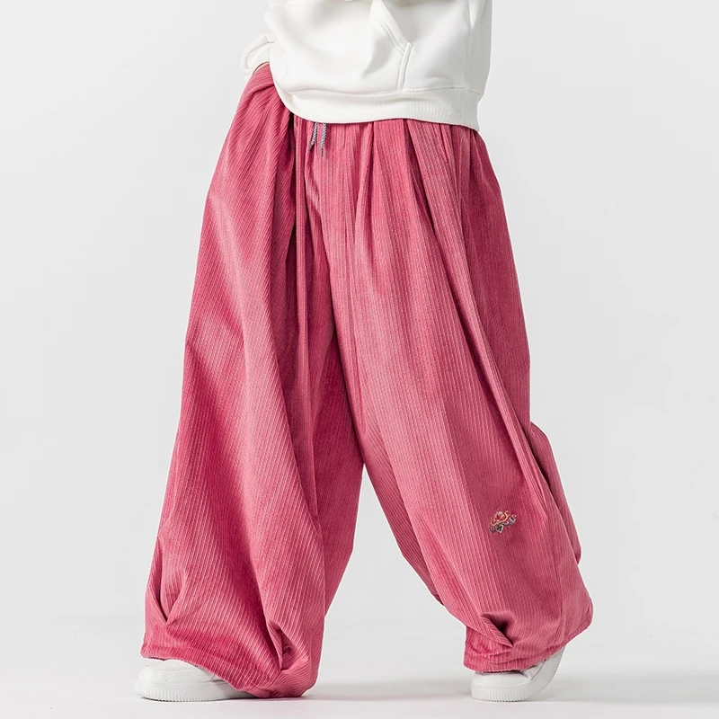 Corduroy Pant Warm - Celana Korduroi Pria Model Kaki Lebar