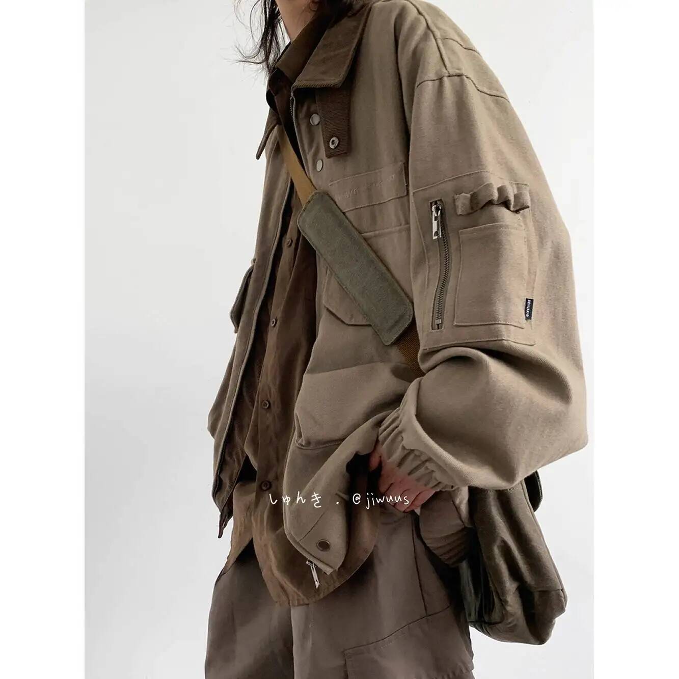Down Jacket Packable - Jaket Pria Jaket Kargo Longgar Musim