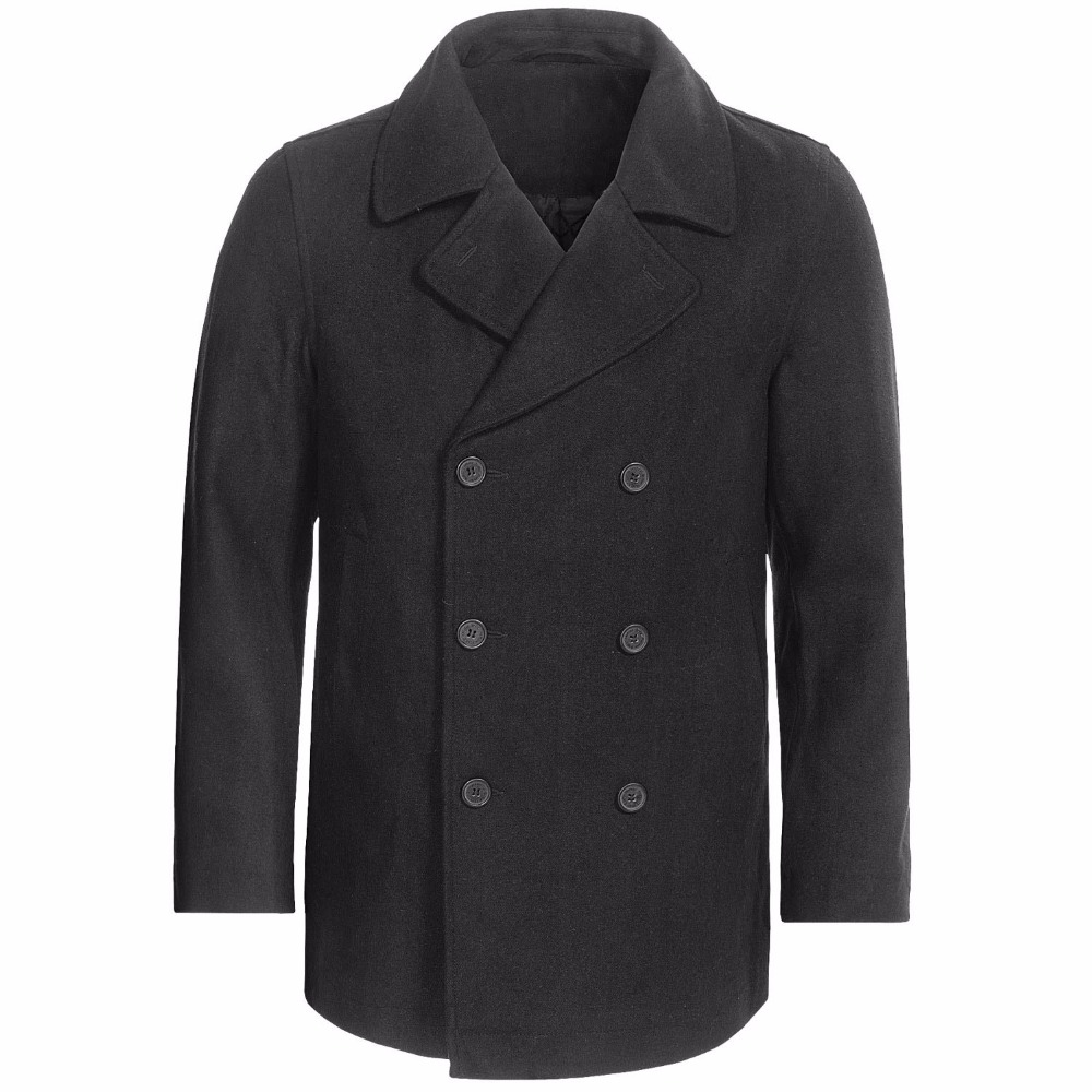 Wool Coat Peacoat - Custom Made Arang Gray Matter Mantel