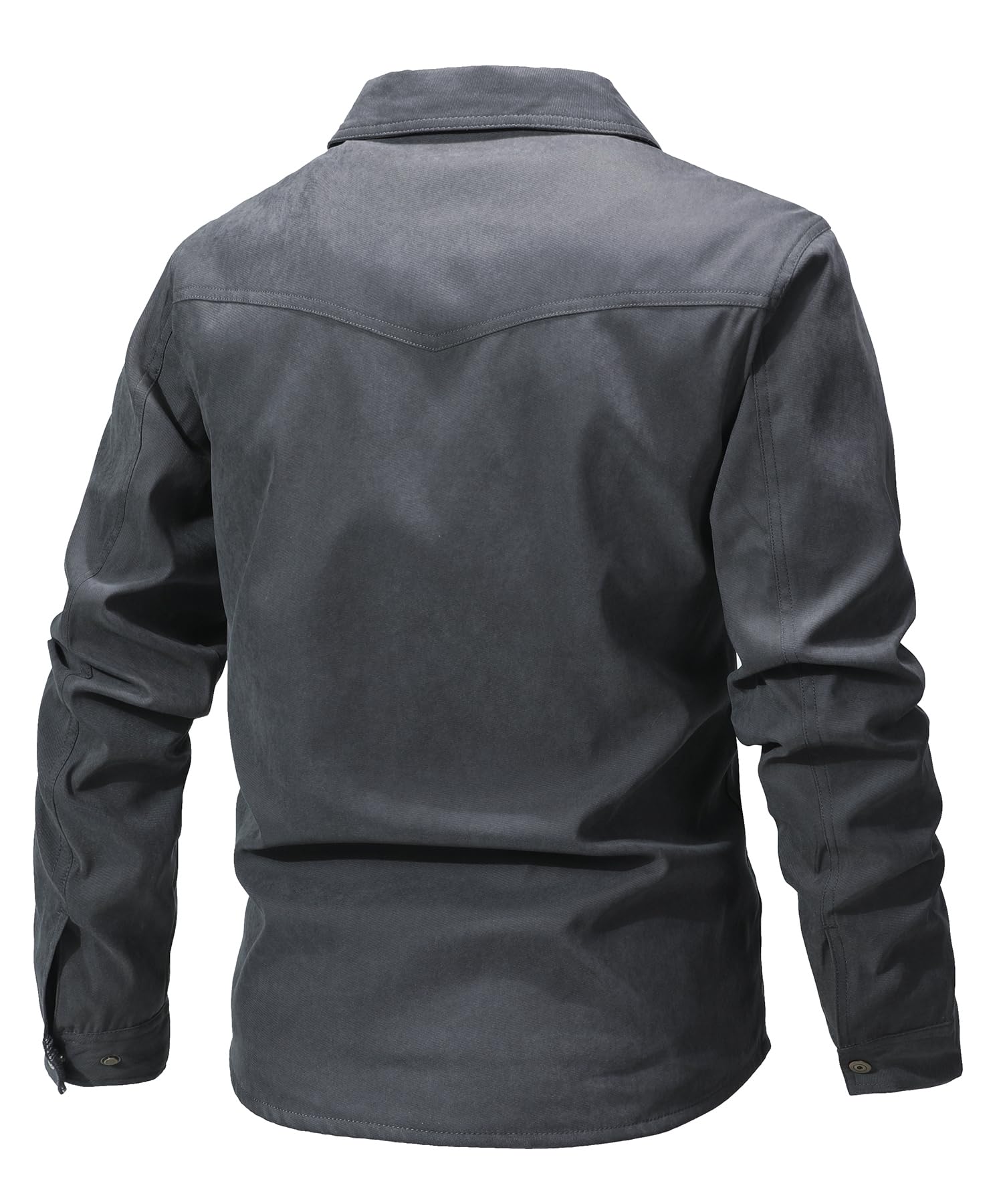 Jaket Pria Musim Semi Berlapis - Flannel Shirt Lined ulasan dan harga