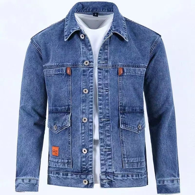 Jaket Denim pria, mantel Denim - Down Jacket Packable ulasan dan harga