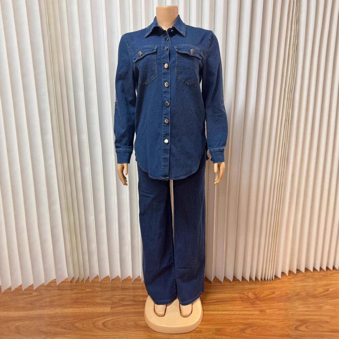 Setelan Jeans 2 Potong Wanita, - Down Jacket Packable ulasan dan harga