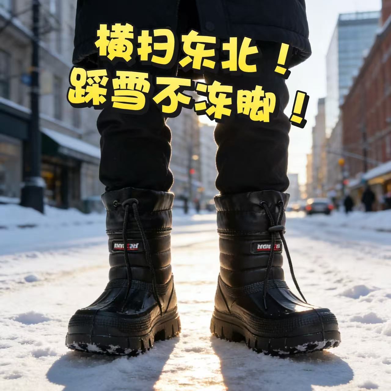 Sepatu salju pria baru berbaha - Waterproof Winter Boot ulasan dan harga
