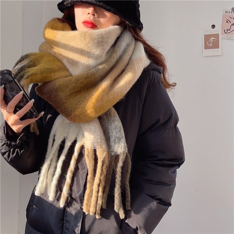 Syal Hangat Tebal Musim Dingin - Cashmere Pashmina Wrap ulasan dan harga