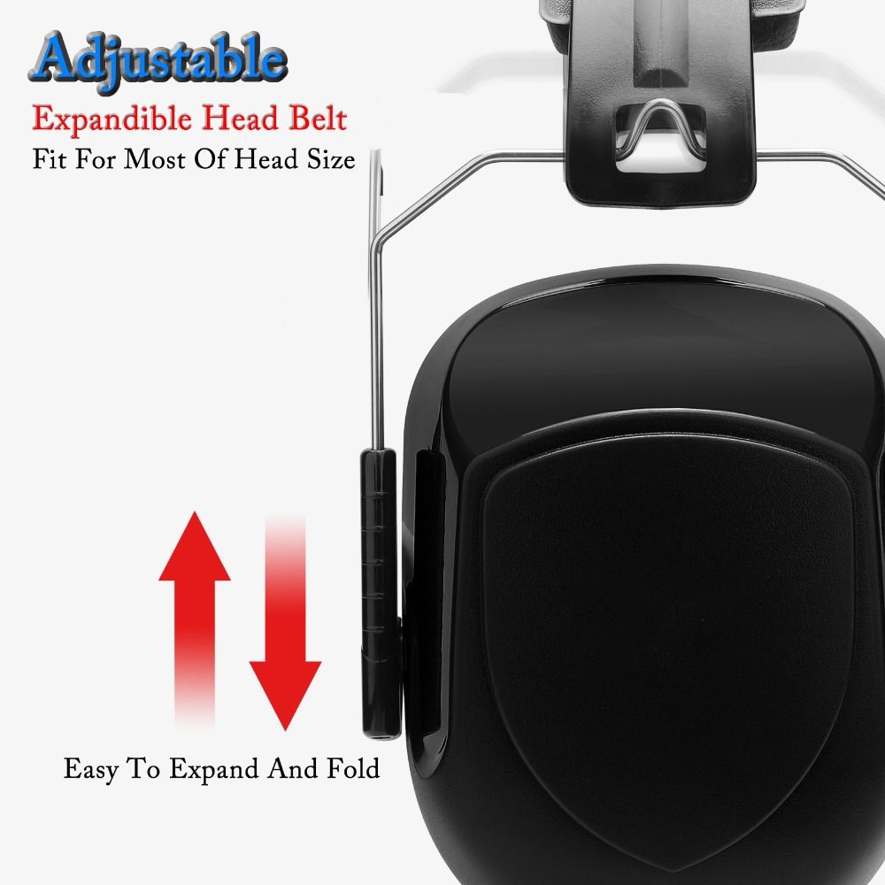 Pelindung Telinga SNR-34dB yan - Earmuffs Foldable ulasan dan harga