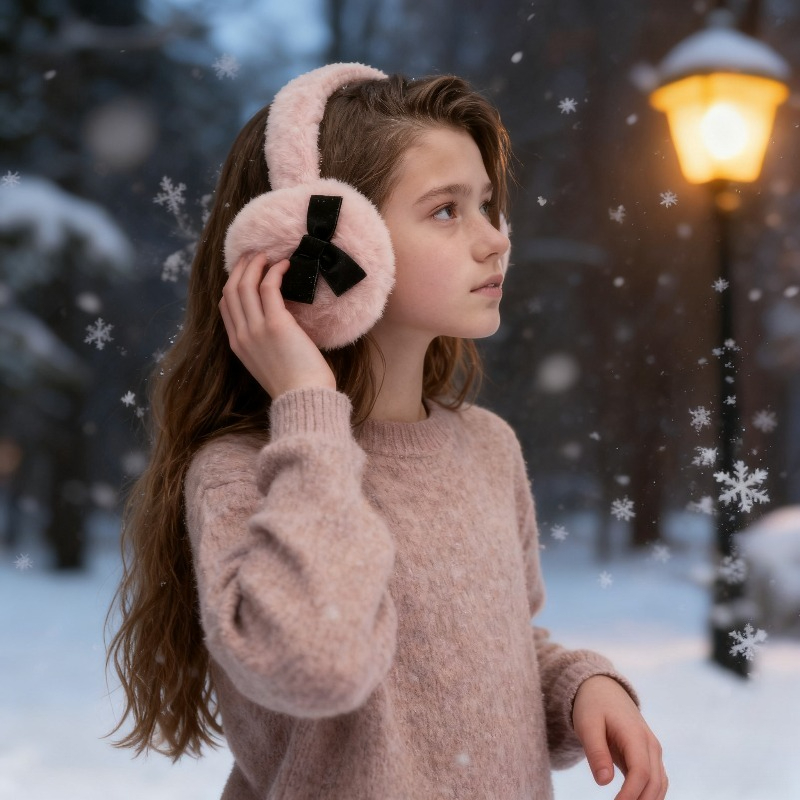 1 Buah Penutup Telinga Wanita  - Earmuffs Foldable ulasan dan harga