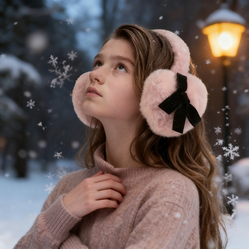 1 Buah Penutup Telinga Wanita  - Earmuffs Foldable ulasan dan harga