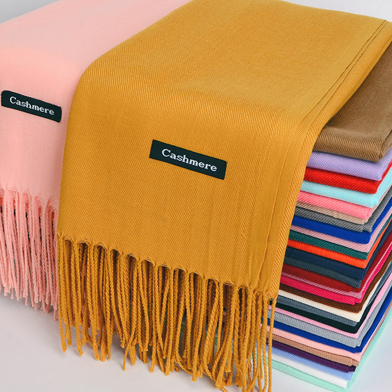 Syal Kasmir Imitasi Multifungs - Shawl Wrap Winter ulasan dan harga