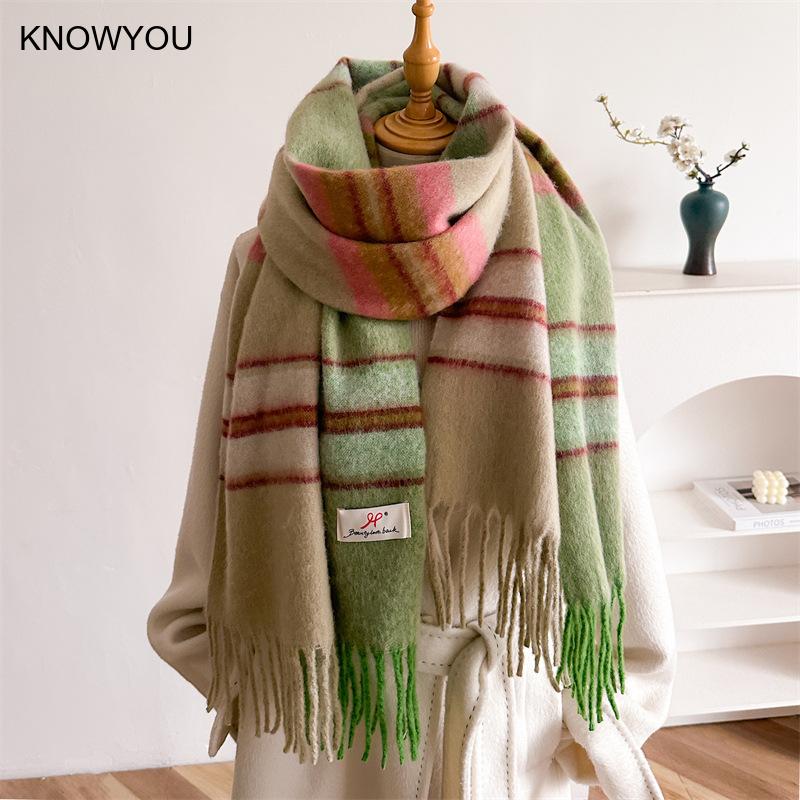 Syal Tebal Hangat Musim Dingin - Cashmere Pashmina Wrap ulasan dan harga