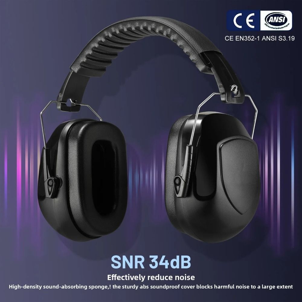 Penutup Telinga Kedap Suara AB - Earmuffs Foldable ulasan dan harga