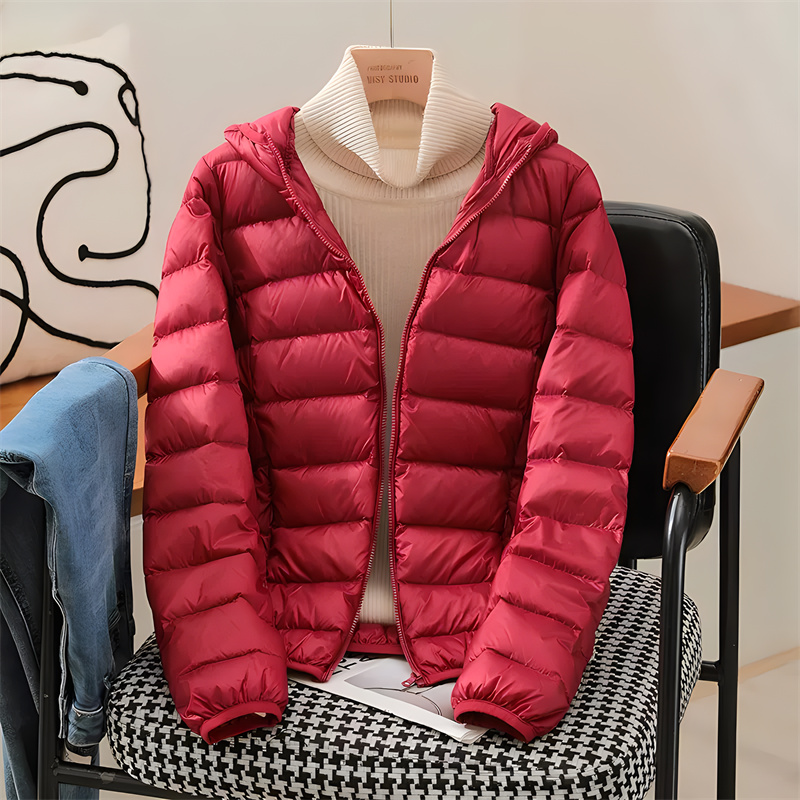 Jaket Puffer ramping bertudung - Down Jacket Packable ulasan dan harga