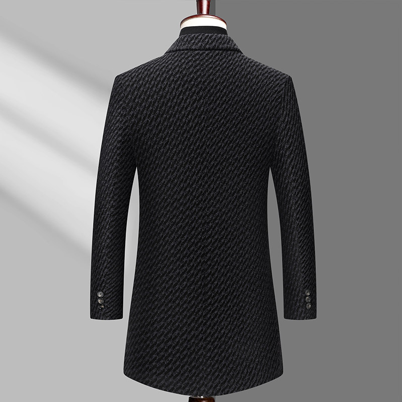 Mantel Panjang Pria Jaket Wol  - Wool Coat Peacoat ulasan dan harga