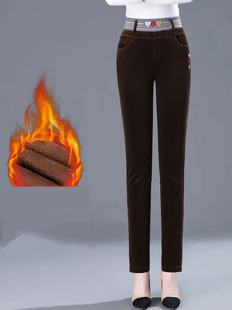 Celana pensil garis bulu tebal - Corduroy Pant Warm ulasan dan harga