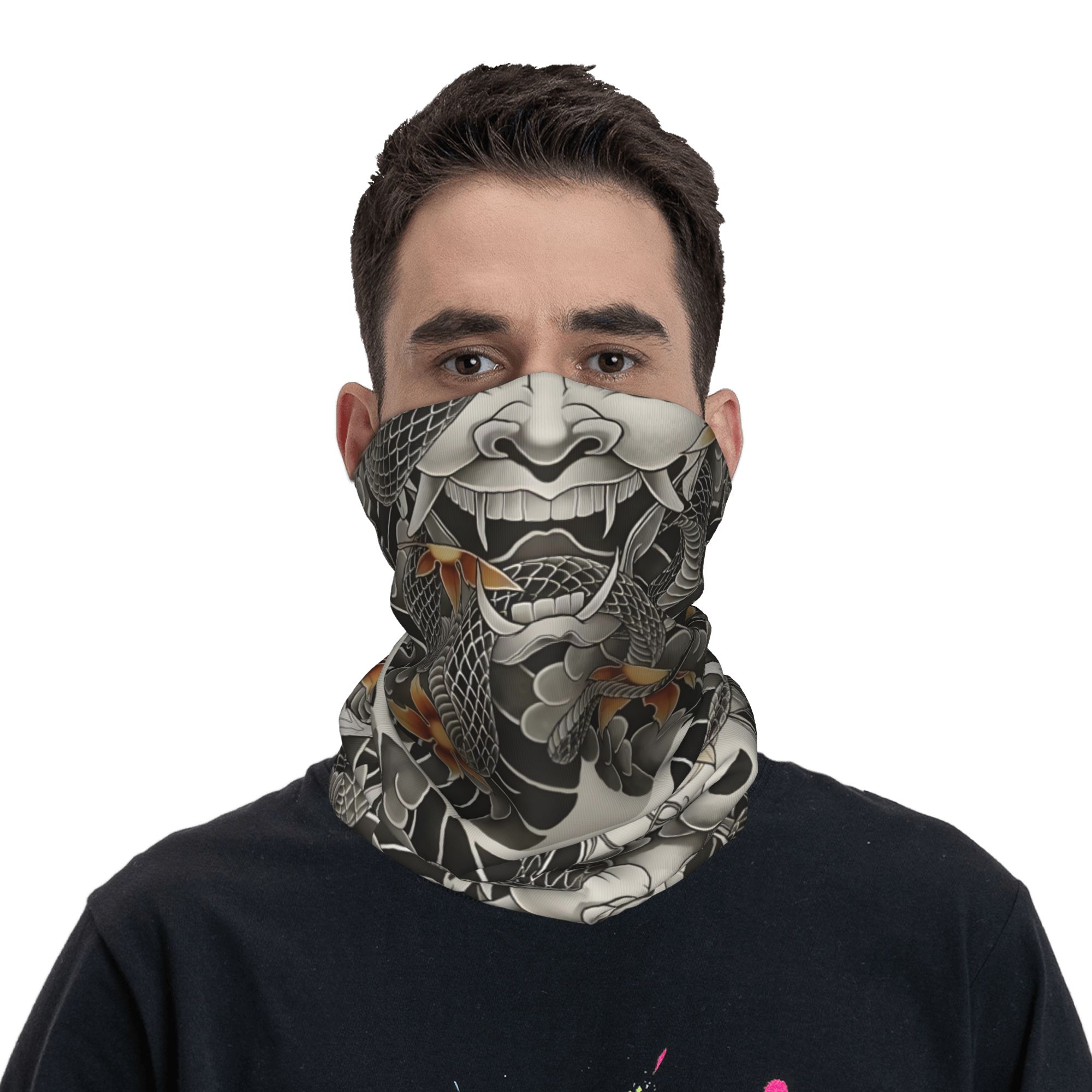 Bandana Penutup Leher Samurai  - Neck Gaiter Fleece ulasan dan harga