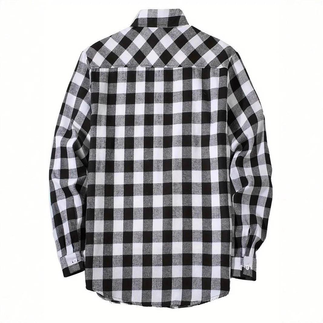 Kemeja Jaket Flanel Pria Berla - Flannel Shirt Lined ulasan dan harga