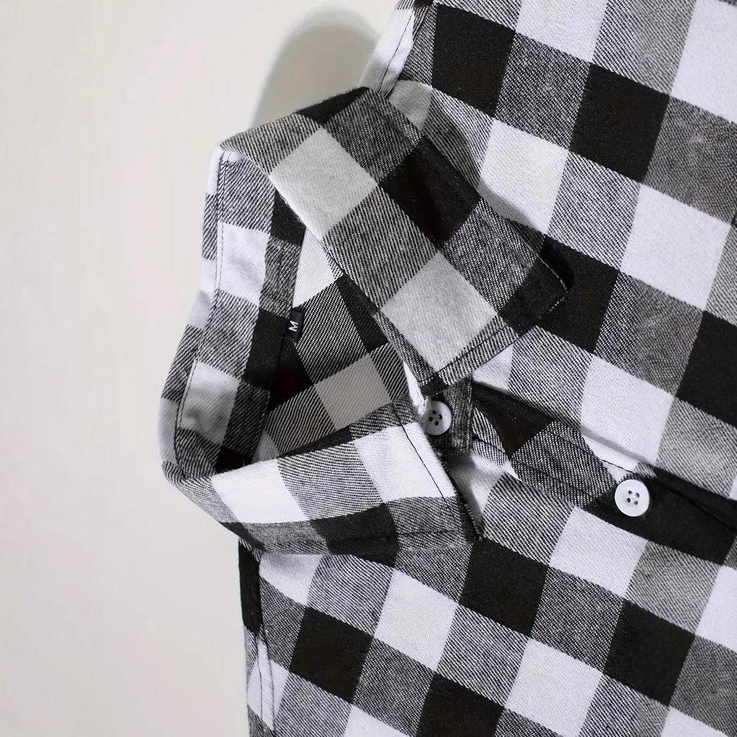Kemeja Jaket Flanel Pria Berla - Flannel Shirt Lined ulasan dan harga