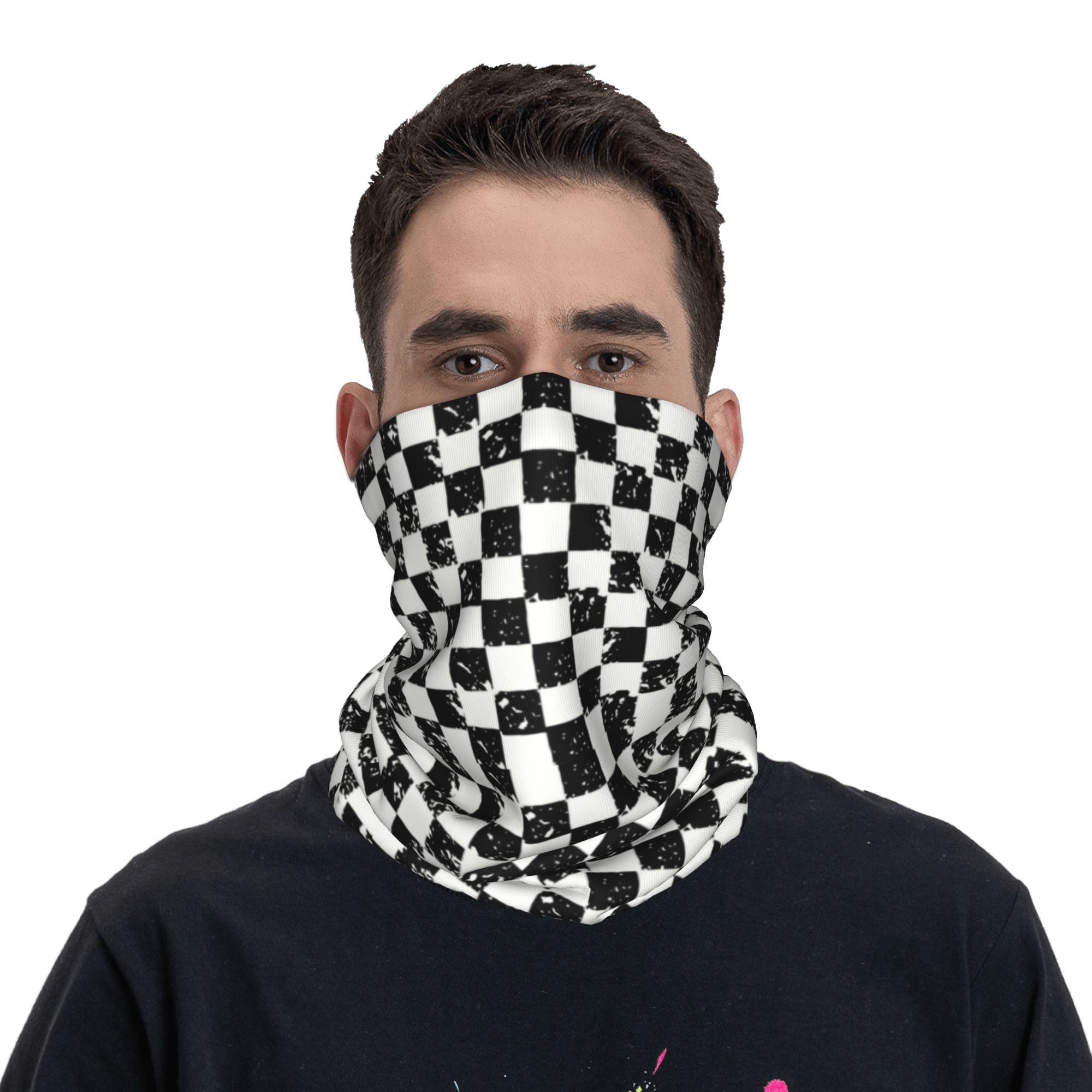 Penutup Kepala & Leher Motif K - Neck Gaiter Fleece ulasan dan harga