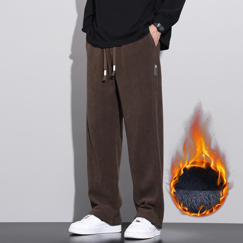 Celana Panjang Pria Bahan Flee - Corduroy Pant Warm ulasan dan harga