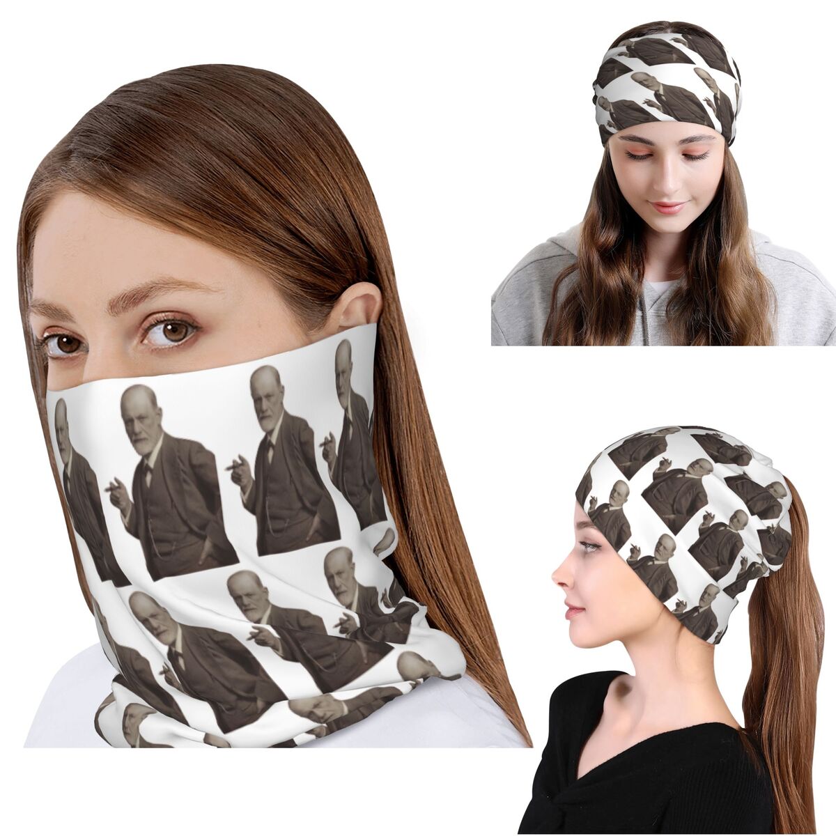 Freud dengan Cigar Blush Pink  - Knit Beanie Hat Warm ulasan dan harga