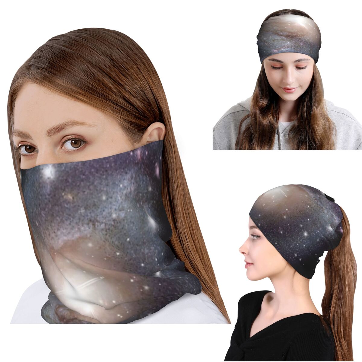 Jubah Galaxy Universe Planet B - Knit Beanie Hat Warm ulasan dan harga